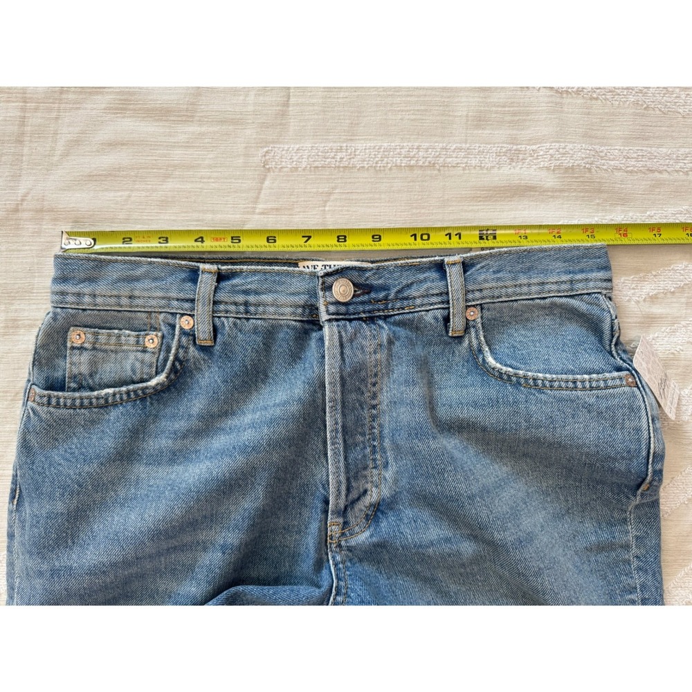 We The Free Womens 28 Aged to Perfection Crop Denim Jeams Distressed NWT - Picture 6 of 11